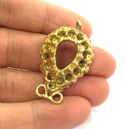Raw Brass  Bezel Settings,Cabochon Base,Mountings G3253