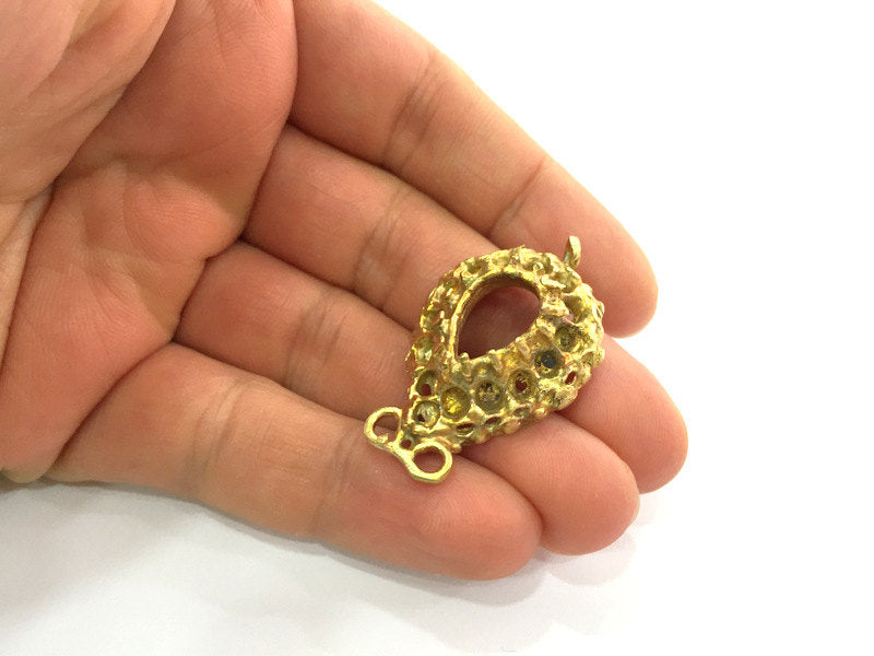 Raw Brass  Bezel Settings,Cabochon Base,Mountings G3253