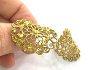 Raw Brass Adjustable Ring Blank  (3 mm blank) Findings G3267