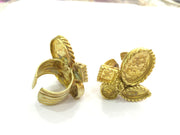 Raw Brass Adjustable Ring Blank , Bezel Settings,Cabochon Base,Mountings G3262