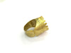 Raw Brass Adjustable Ring Blank  (22mm Blank) G3278