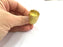 Raw Brass Adjustable Ring Blank  (22mm Blank) G3278