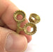 Raw Brass Adjustable Ring Blank  (8mm Blank)  G3282