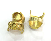 Raw Brass Ring Blank G3291