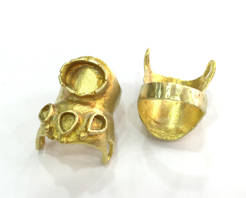 Raw Brass Ring Blank G3291