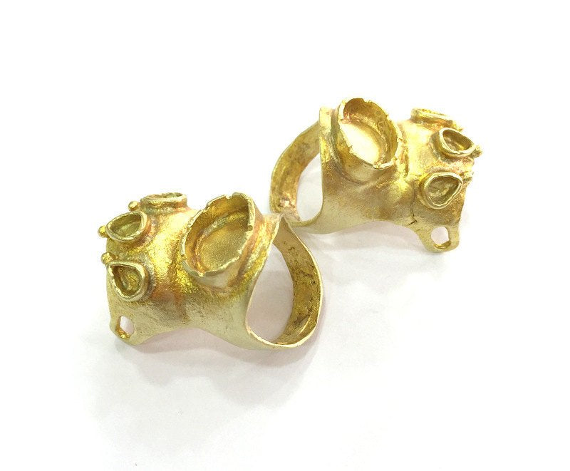 Raw Brass Ring Blank G3291