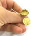 Raw Brass Adjustable Ring Blank (18x13mm Drop Blank)  G3323