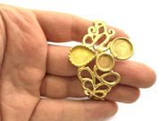 Raw Brass Adjustable Bracelet Blank Components Findings G3303