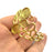Raw Brass Adjustable Bracelet Blank Components Findings G3303