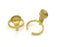 Raw Brass Adjustable Ring Blank (6mm Blank)  G3338