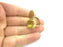 Raw Brass Adjustable Ring Blank (18x13mm Drop Blank)  G3323