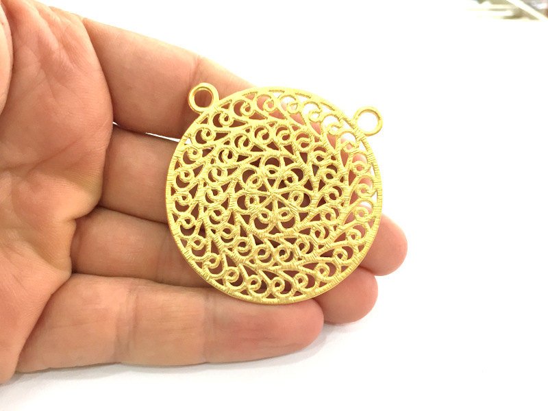 Gold Plated Pendant  52mm G3342