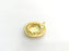 Gold Plated Brass Mountings ,  Blank 30mm (15mm blank) G3377