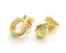 Adjustable Ring Blank  (14mm Blank) , Gold Plated Brass G3370