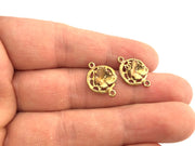 2 Raw Brass Butterfly Charms 18x13 mm G3393