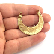 Raw Brass  Pendant 42x40mm G3394