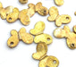 4 Raw Brass Butterfly Charms 16x12 mm G3396