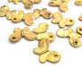 4 Raw Brass Butterfly Charms 16x12 mm G3396