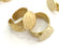 Raw Brass Adjustable Ring Findings (15mm Blank) G3407