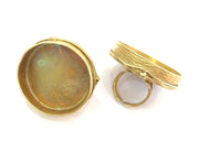 Raw Brass Adjustable Ring Blank  (35mm Blank)   G3411