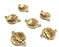 2 Raw Brass Butterfly Charms 18x13 mm G3393