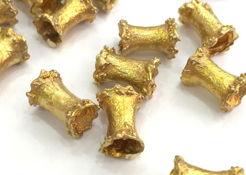 5 Raw Brass Tube 13x8 mm G3402