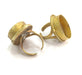 Raw Brass Adjustable Ring Blank (25x18mm Blank) G3409