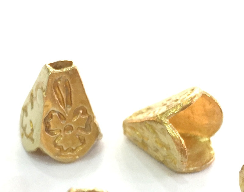 2 Raw Brass Cones  Findings 13x10mm G3418