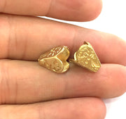 2 Raw Brass Cones  Findings 13x10mm G3418