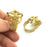 Raw Brass Adjustable Ring Blank  (20mm Blank)  , Bezel Settings,Cabochon Base,Mountings G3422