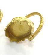 Raw Brass Adjustable Ring Blank (18x13mm Blank)  , Bezel Settings,Cabochon Base,Mountings G3423