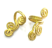 Raw Brass Adjustable Ring Blank ( 8 mm Blank) Findings G3424