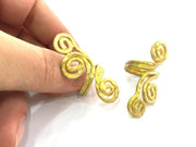 Raw Brass Adjustable Ring Blank ( 8 mm Blank) Findings G3424