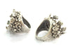 Antique Silver Plated Brass  Ring Blank (20mm Blank)  G3481