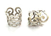Adjustable Thumb Ring Blank, Antique Silver Plated Brass G3483