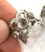 Adjustable Ring Blank (4mm and 5mm Blank) , Antique Silver Plated Brass G3519