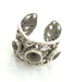 Adjustable Ring Blank (4mm and 5mm Blank) , Antique Silver Plated Brass G3527