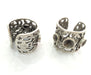 Adjustable Ring Blank (4mm and 5mm Blank) , Antique Silver Plated Brass G3527