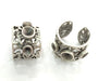 Adjustable Ring Blank (4mm and 5mm Blank) , Antique Silver Plated Brass G3527