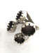 Adjustable Thumb Ring Blank, Antique Silver Plated Brass G3518