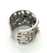 Adjustable Ring Blank (4mm and 5mm Blank) , Antique Silver Plated Brass G3527