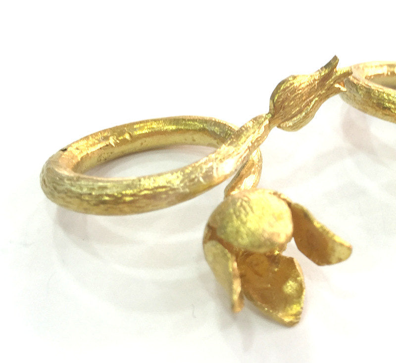 Raw Brass Adjustable Ring Blank  (10mm Blank) G3581