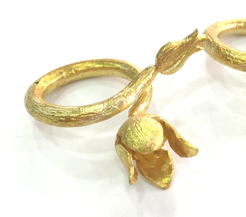 Raw Brass Adjustable Ring Blank  (10mm Blank) G3581