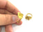 Raw Brass Adjustable Ring Blank (8mm Blank) G10057
