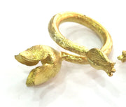 Raw Brass Adjustable Ring Blank  (10mm Blank) G3581