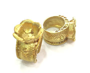 Raw Brass Adjustable Ring Blank  (12mm Blank) G3583