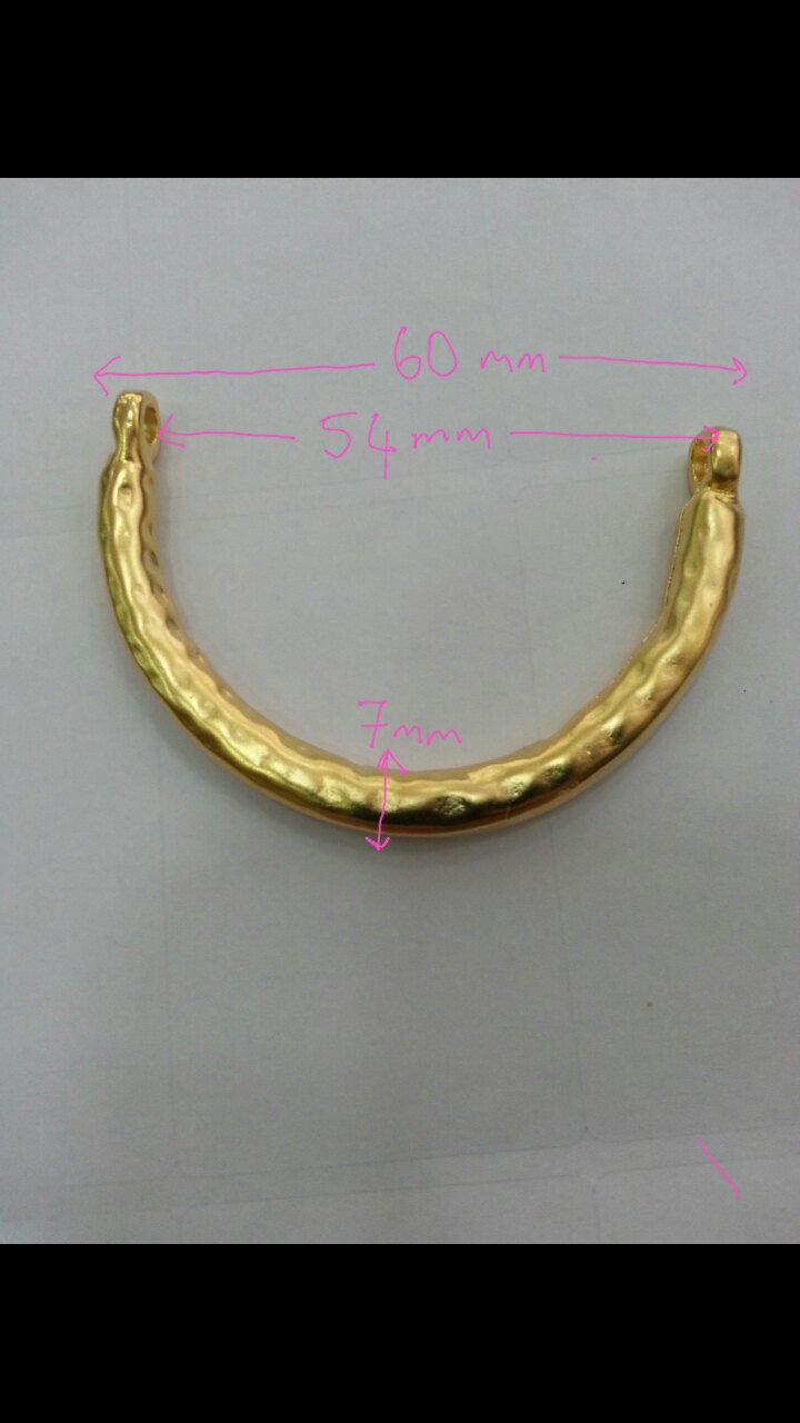 Bangle Bracelet Components Bracelet For Your Craft , Findings, Gold Plated Metal  G12920