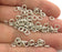 200 Pcs (5 mm) Antique Silver Plated Brass Strong jumpring ,Findings G3611