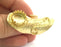 Adjustable Ring Blank, (12mm blank ) Gold Plated Brass G3670