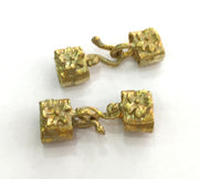 2 Sets Raw Brass Hook Clasp 32x8mm G3716